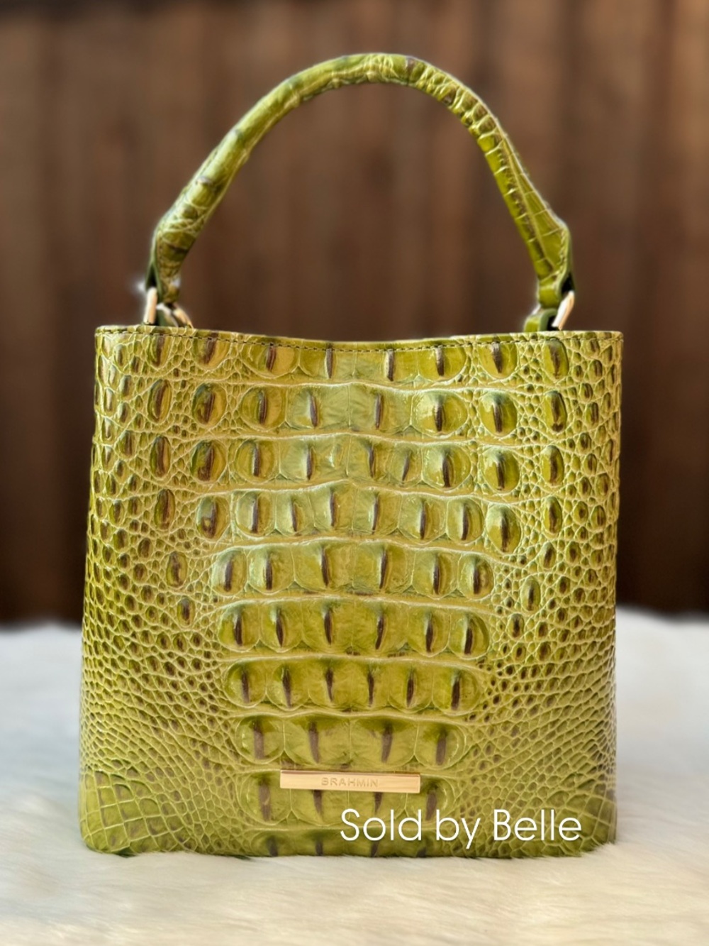 NWT Brahmin Mini Amelia Olive Melbourne
